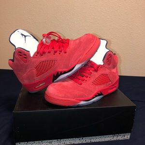 Jordan 5 university red/black
