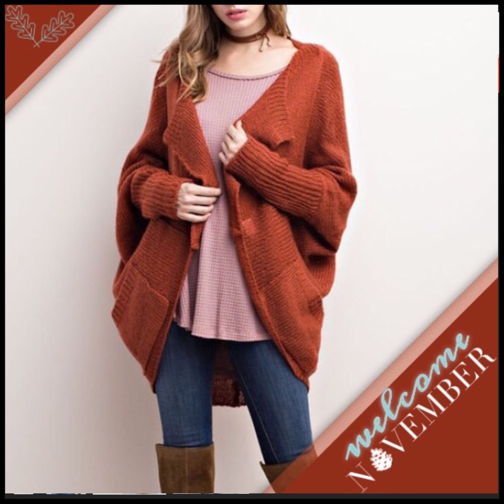 Dolman Sleeve Cardi - Picture 1 of 5