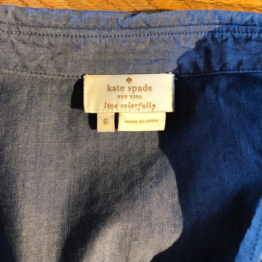 Kate Spade Button Down Tuxedo Style - image 2