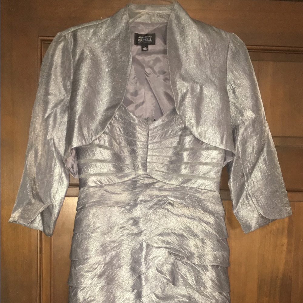 Adrianna Papell dress with/ jacket.