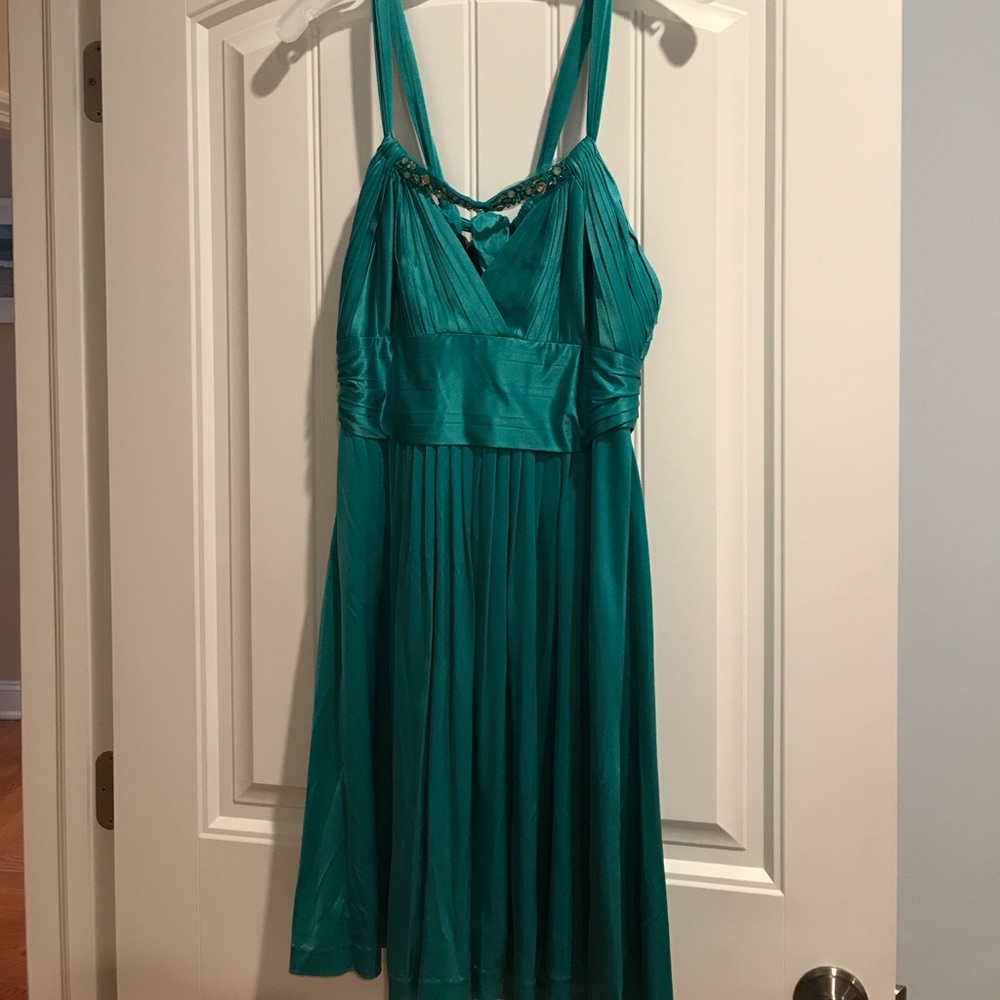 Beautiful teal BCBG Maxazria dress, size Large