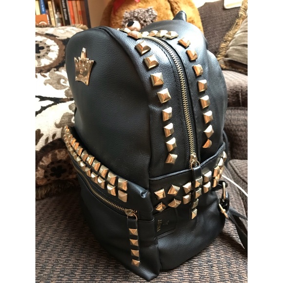 Handbags - Cute princess studded backpack