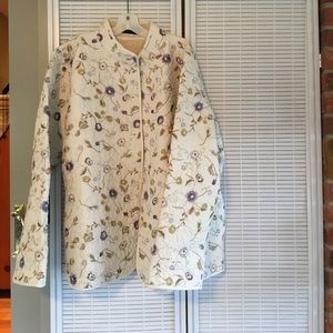 Donna Sharp, quilted barn jacket.