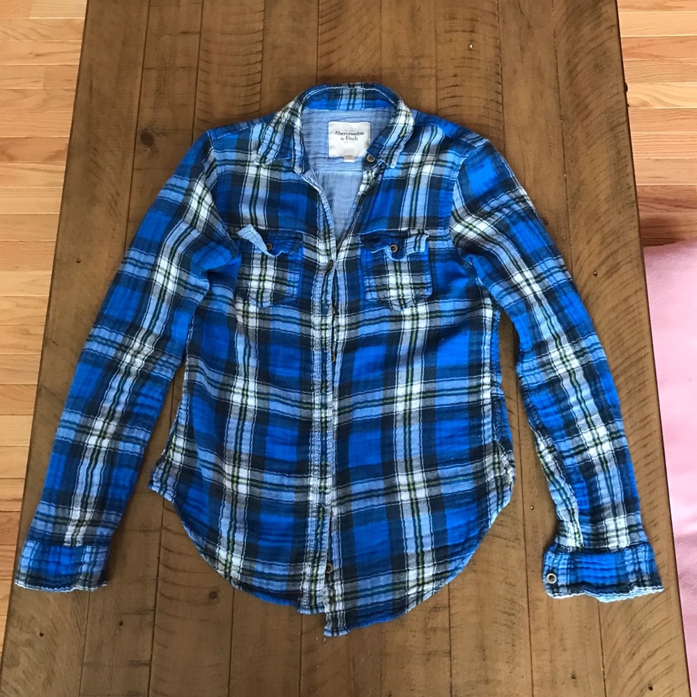 Abercrombie & Fitch Plaid Button Up