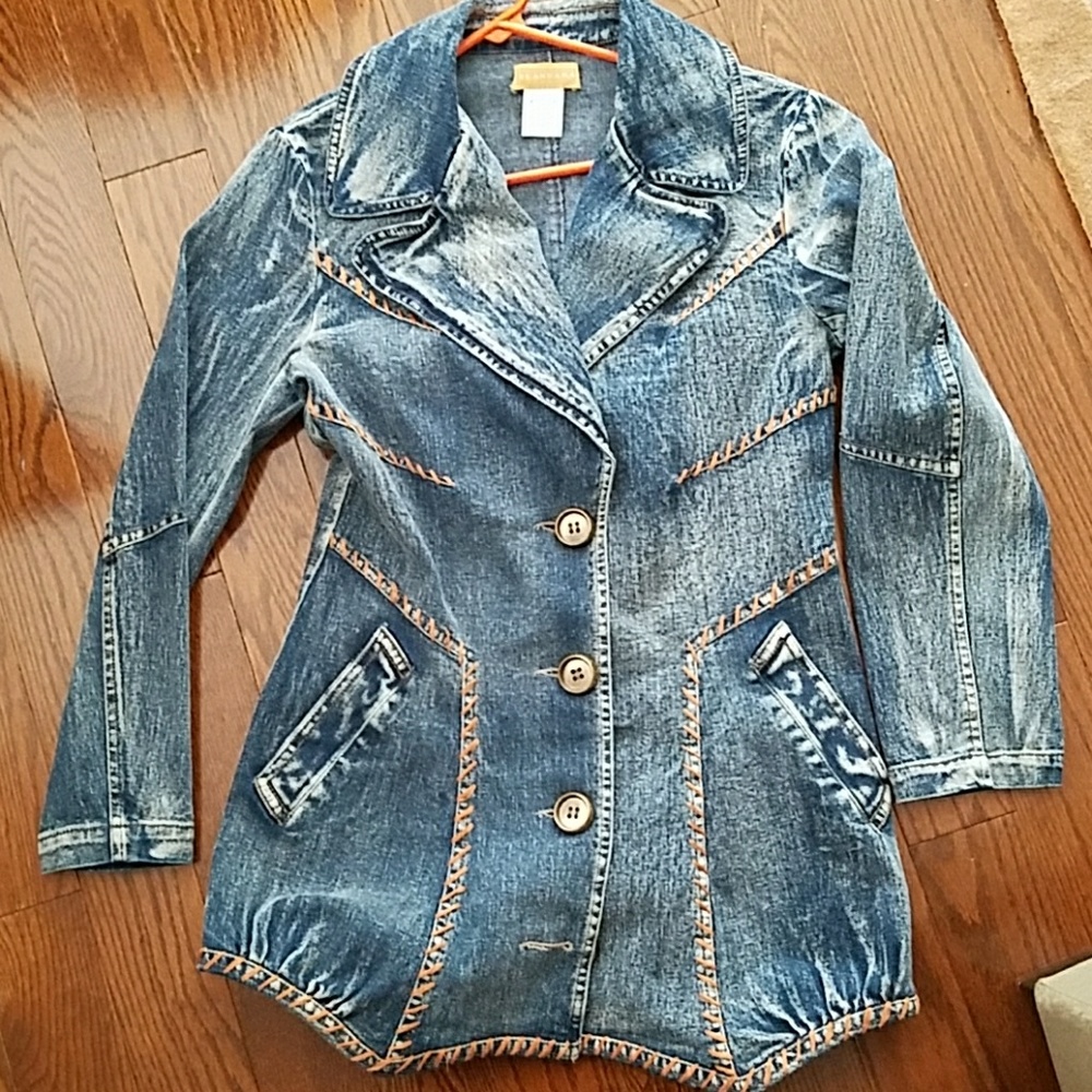 Denim jacket holiday sale 40% off $42 list