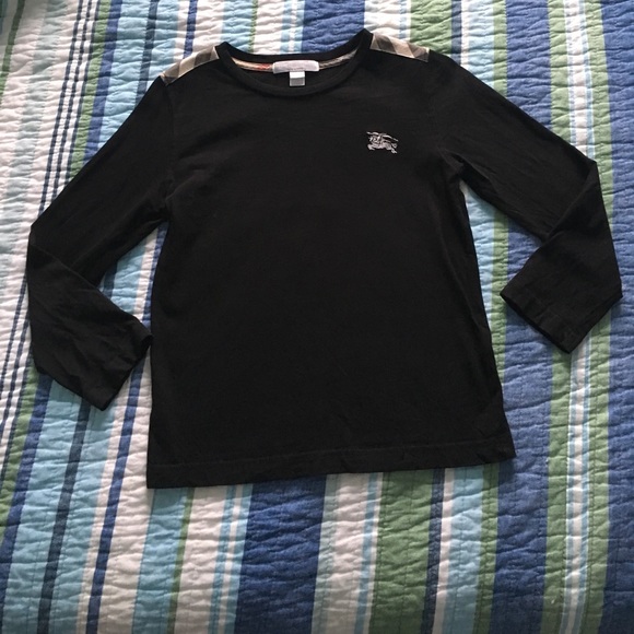 burberry black long sleeve