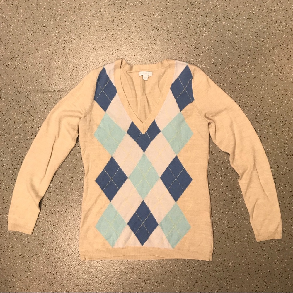 NWOT New York and Company Argile v-neck sweater•S