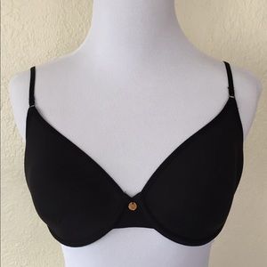 NATORI Black Underwire Lined T-shirt Bra Size 32D