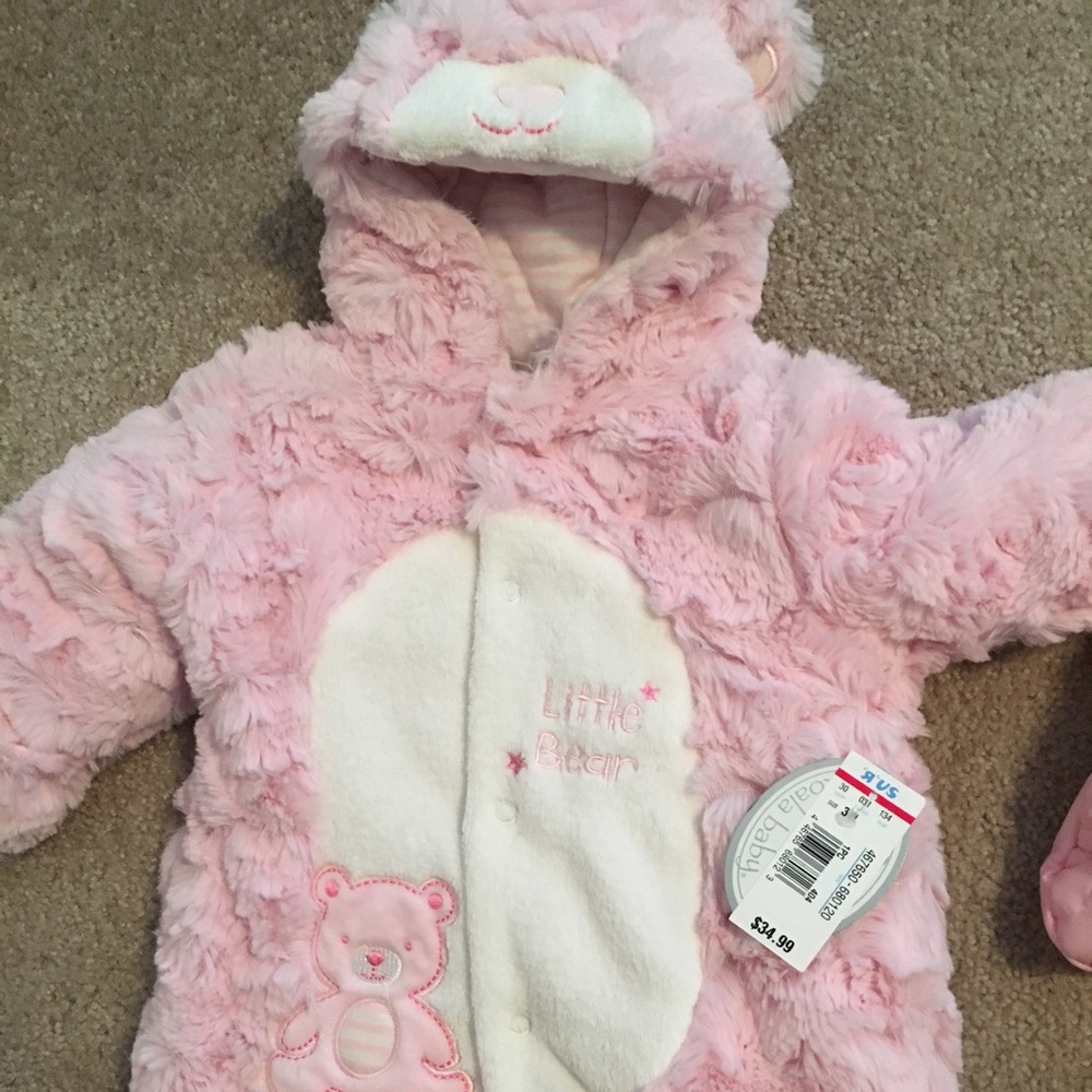 Baby girl snow suit