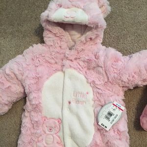 Baby girl snow suit