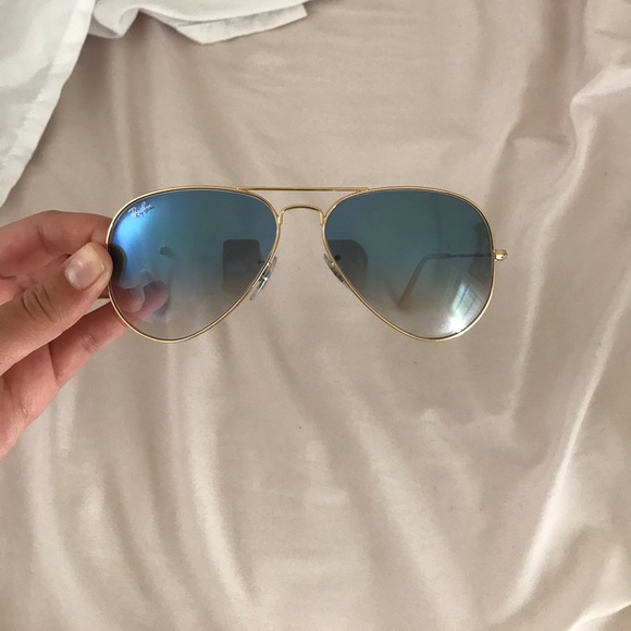 Ray ban aviators blue ombré lense main image 2