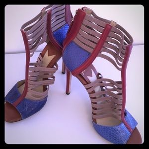 Brian Atwood strappy heels size 6