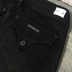NWOT Womens Black Hudson Collin Skinny Jeans Sz 25