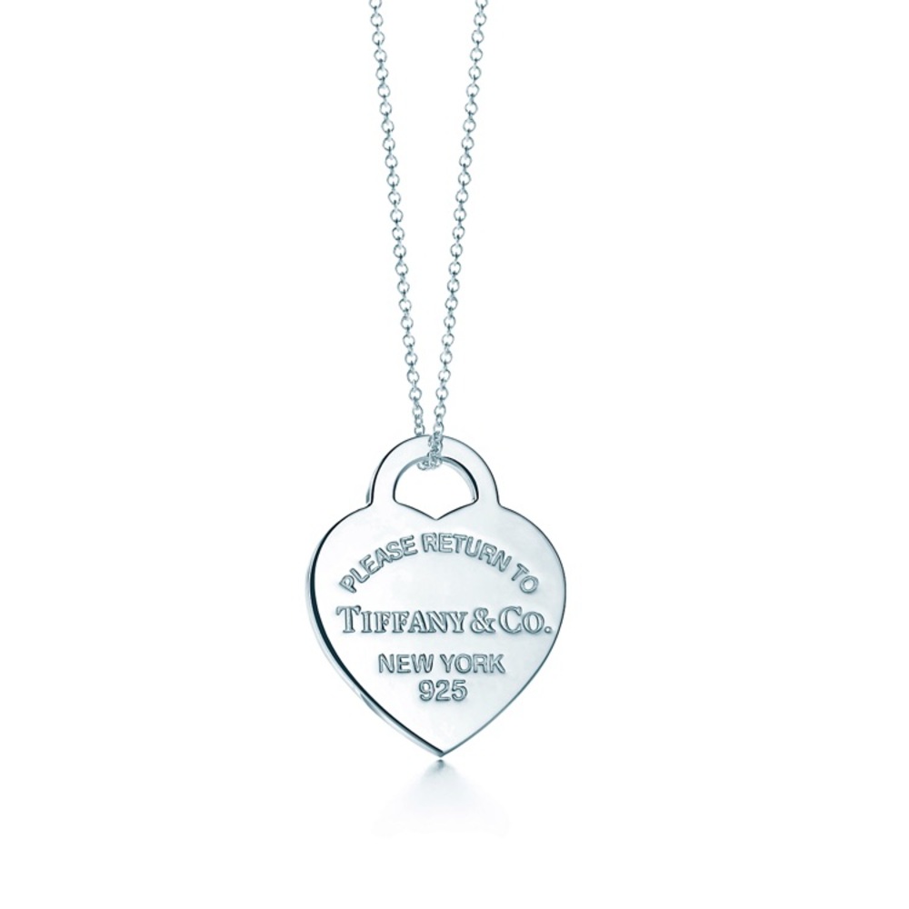 Return to Tiffany Heart Pendant 18 In. Chain Boxed
