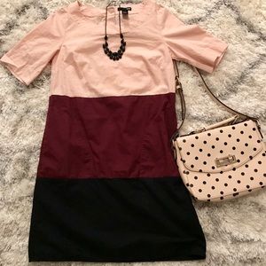 ❌SOLD❌ H&M colorblock shift dress 6 with pockets