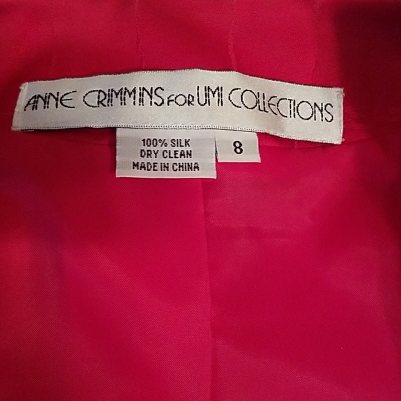 Anne Crimmins for UMI COLLECTIONS SILK Suit - Picture 5 of 8