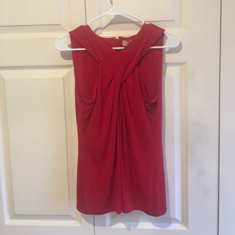 Michael Kors red top