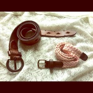 Genuine Leather Belt (comes with pink belt too)