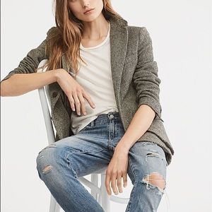 Ralph Lauren Tweed Peplum Blazer