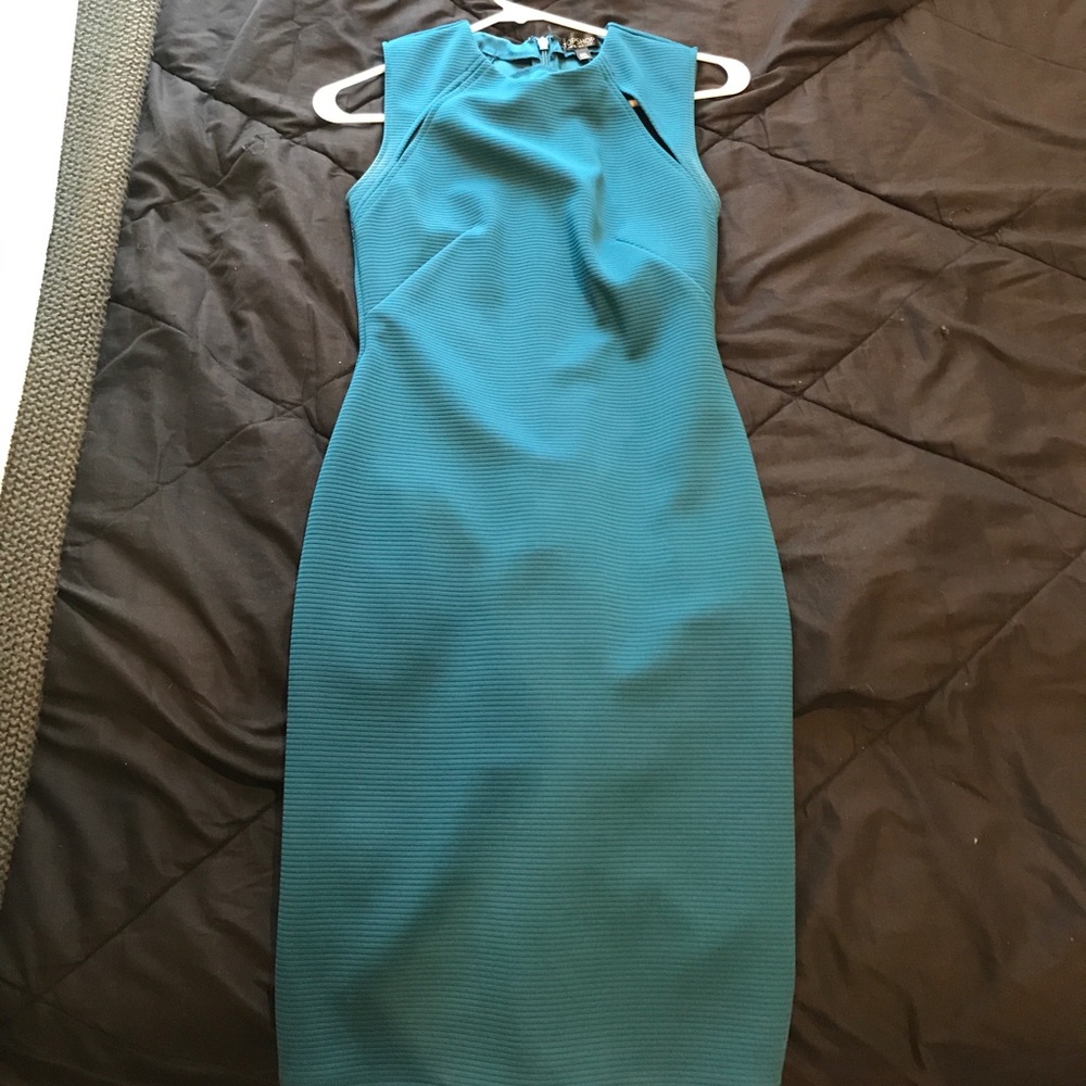 Greenish blue top shop dress