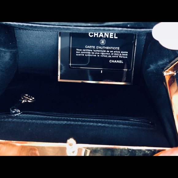 🎉FLASH SALE🎉AUTHENTIC vintge black satin Chanel - Picture 6 of 6