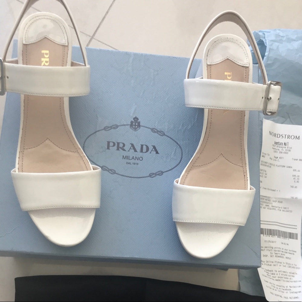 Prada Shoes new ! With box and bag