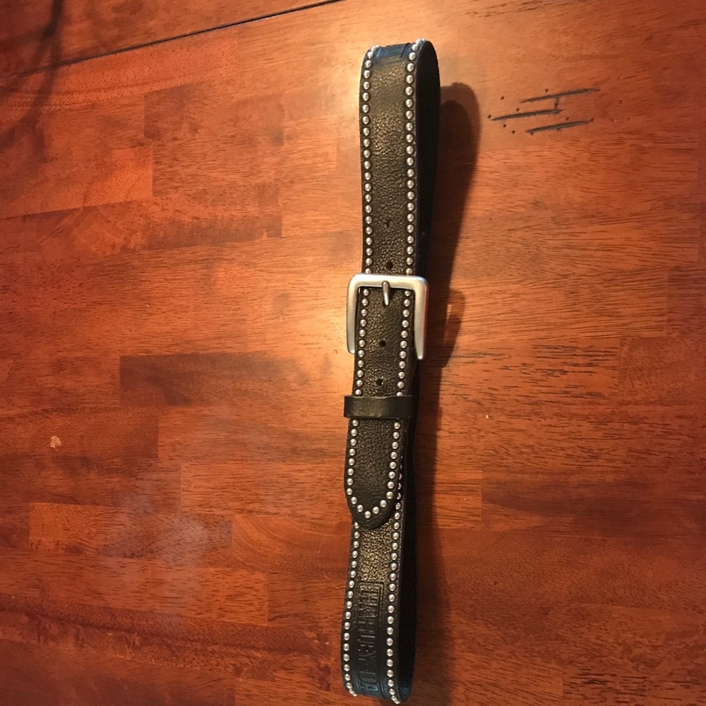 Studded Harley Davidson Belt
