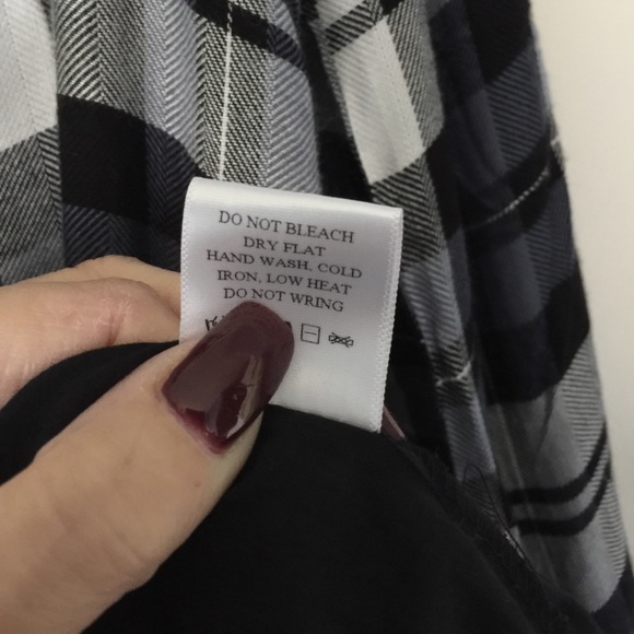 Donated - Vizio - Plaid tunic blue & black - Picture 6 of 8