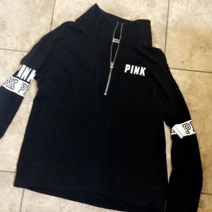 VICTORIA SECRET PINK half zip hoodie