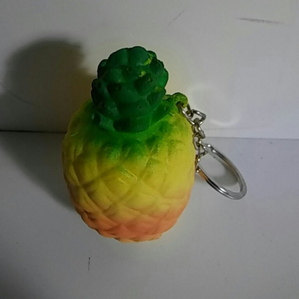 Pineapple Squishie Keychain
