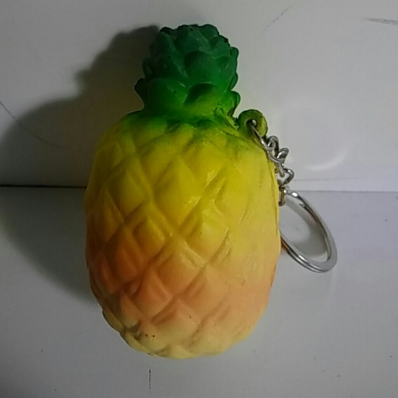 Pineapple Squishie Keychain - Picture 3 of 4