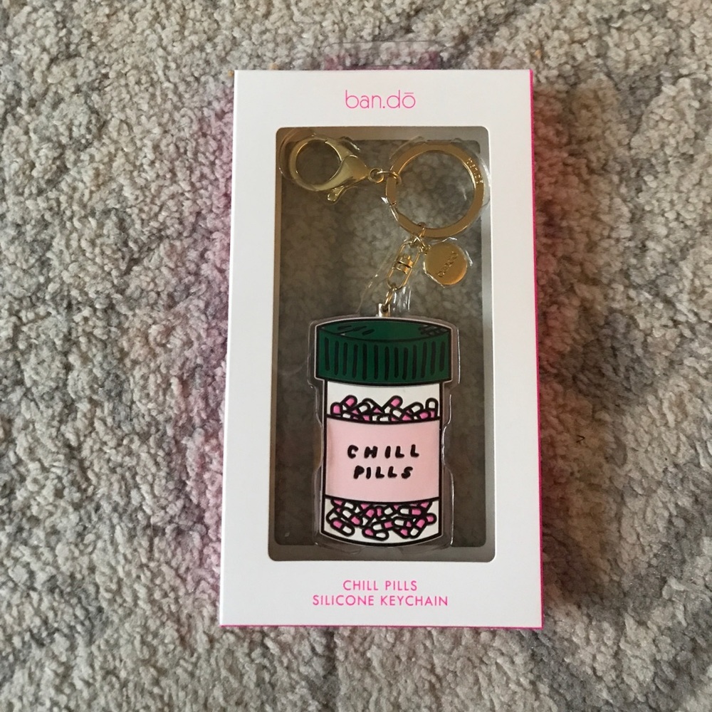 Ban.do Chill Pills Keychain