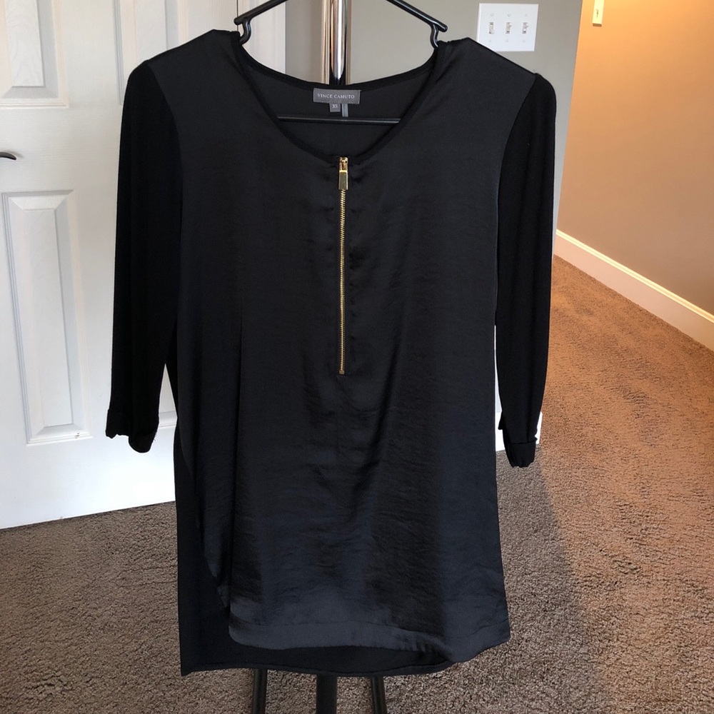 Vince Camuto Mixed Media Tunic