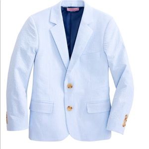 Boys Vineyard Vines seersucker blazer NWT size 10