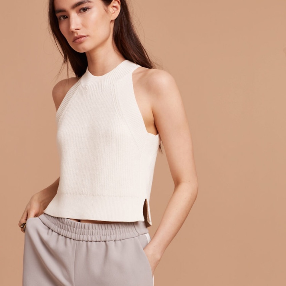 NWT Wilfred crop sweater tank