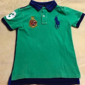 Ralph Lauren Boys Polo Tee Shirt Size 6