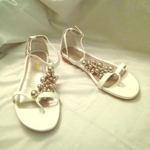 New white Sandals with out tags