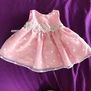 The beautiful  dress