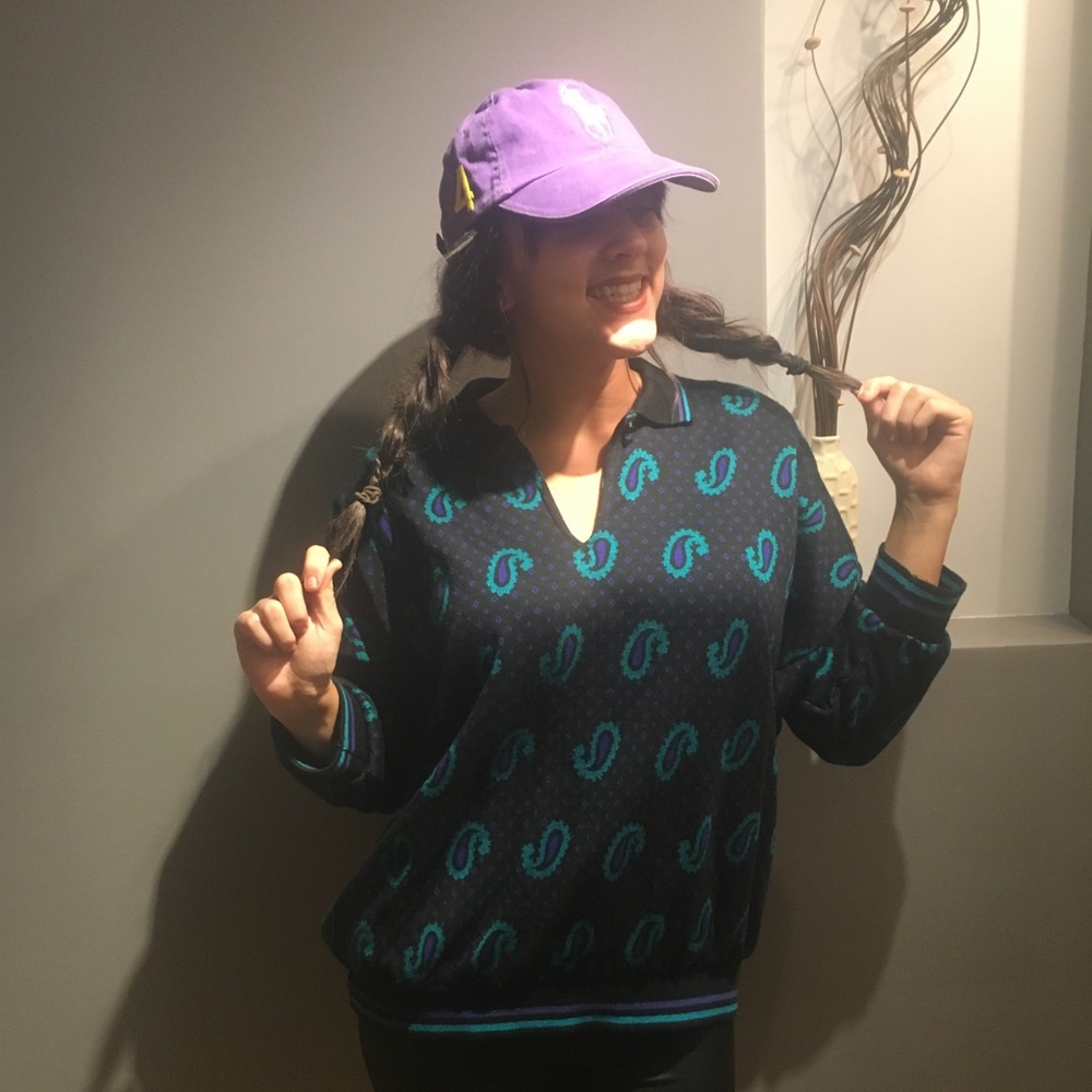 Colorful 80s vintage sweatshirt