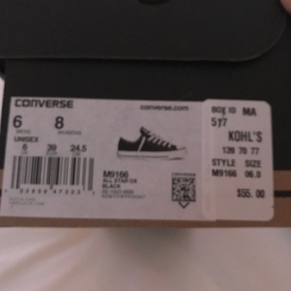 Converse sneakers. Worn slightly.