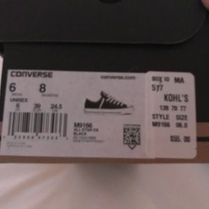 Converse sneakers. Worn slightly.