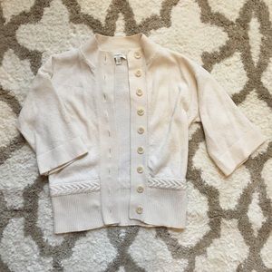 Banana Republic cropped sweater cardigan.