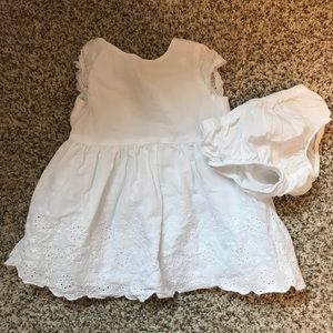 White Eyelet Dress