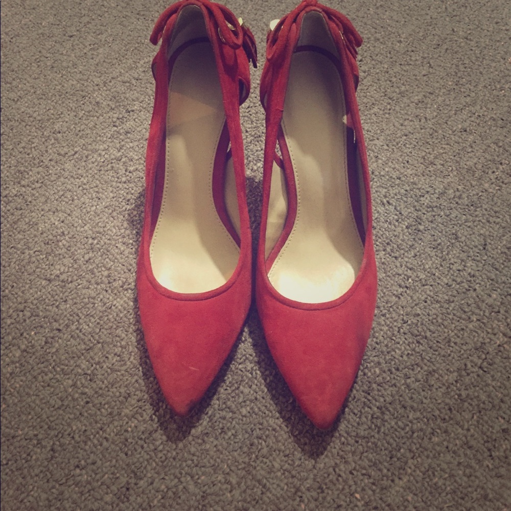 Red Velvet Michael Kors Heels