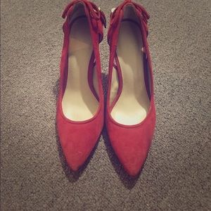 Red Velvet Michael Kors Heels