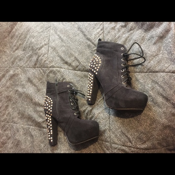 Cute black booties. Black Friday Deal!! - Picture 1 of 4