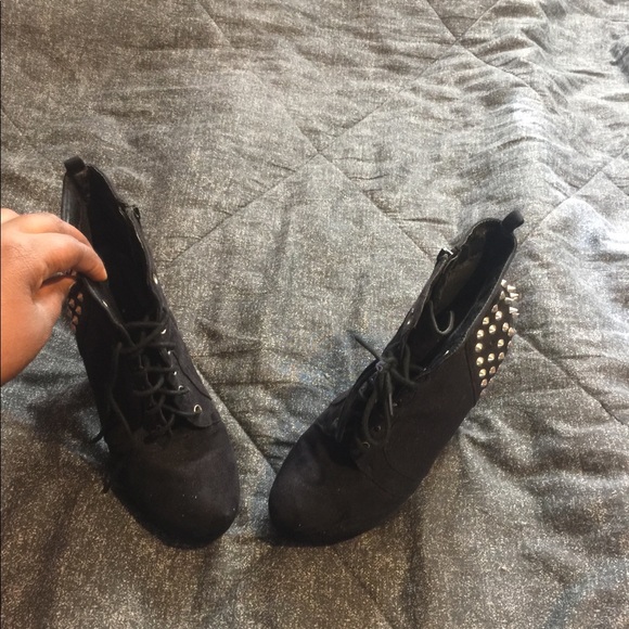 Cute black booties. Black Friday Deal!! - Picture 2 of 4