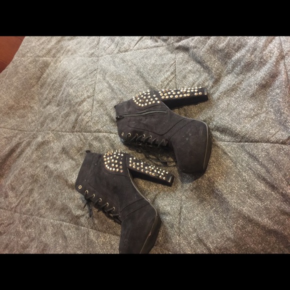 Cute black booties. Black Friday Deal!! - Picture 3 of 4