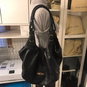 Elliot Lucca black buttery soft leather hobo