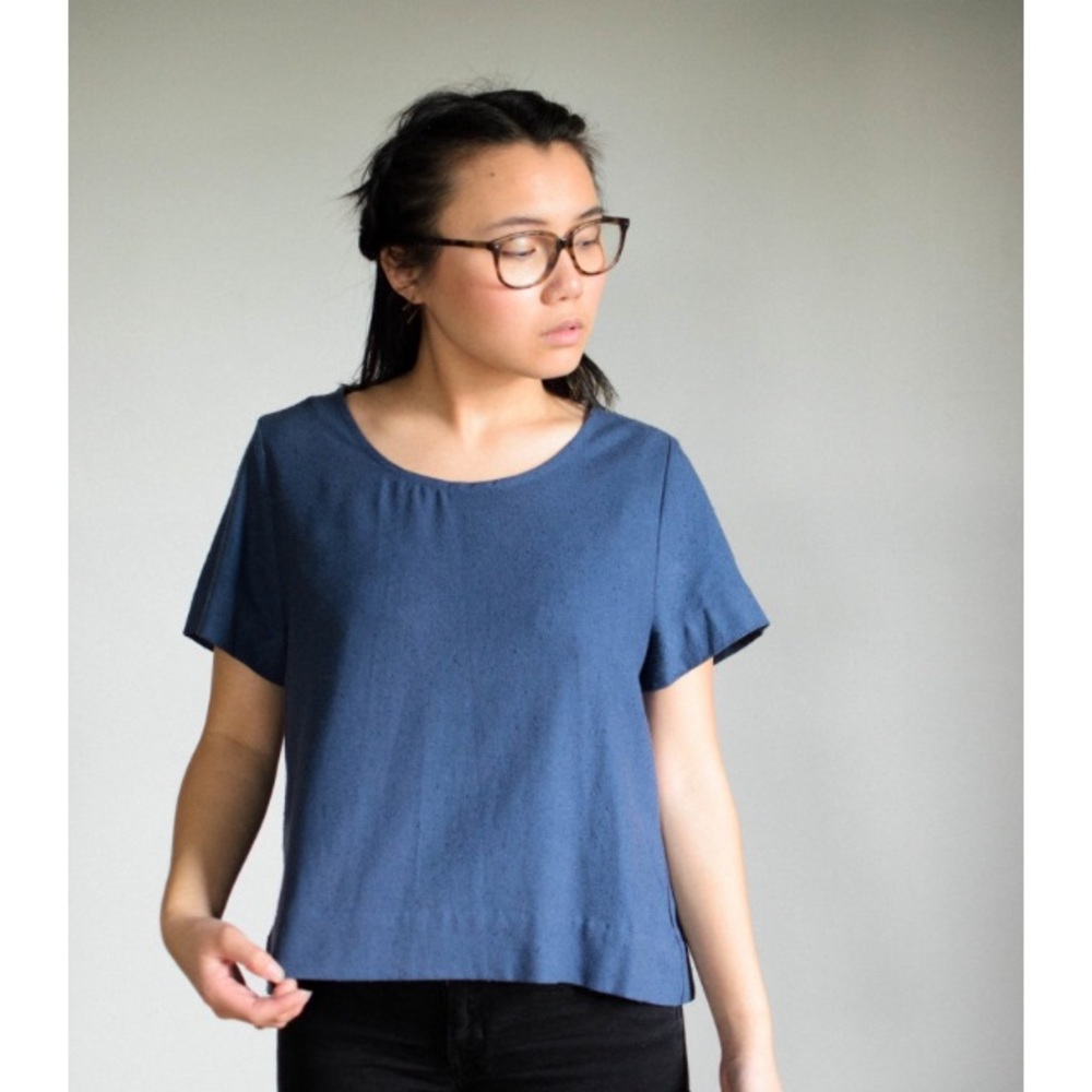 Jamie + The Jones Staple Basic Tee in Slate